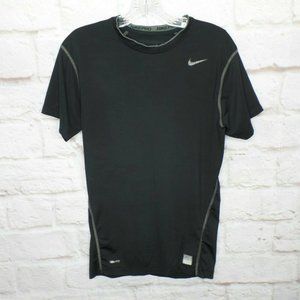 Nike Pro Dri Fit Short Sleeve Shirt, Large, Black